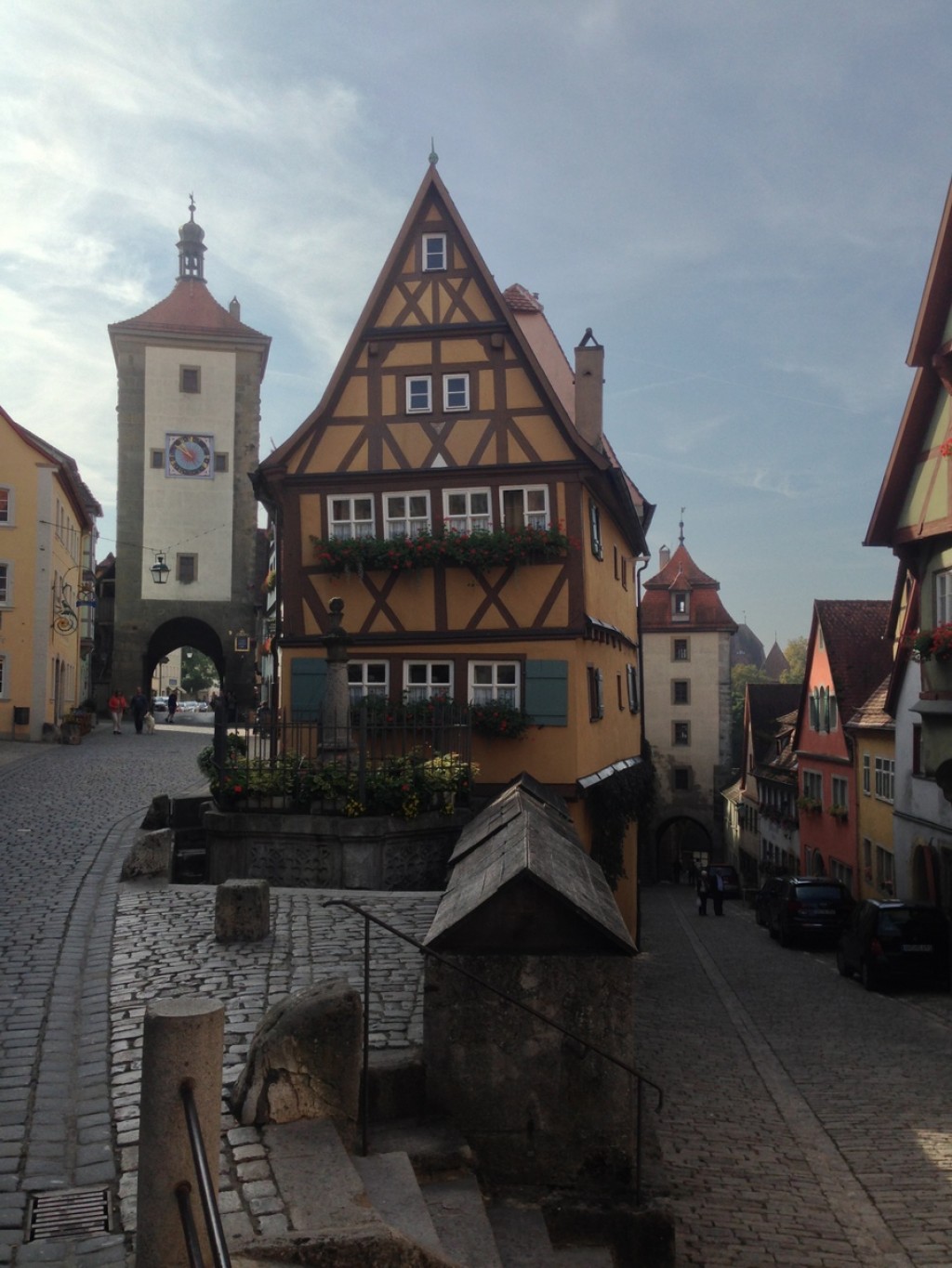 Plonelin Fork, the most photographed street in Rothenburg ob der Taubern
